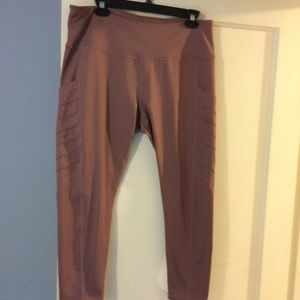 Zella rose / mauve / terracotta color yoga pants